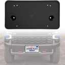 Black License Plate Frame Holder Compatible with Chevrolet Silverado ZR2 2022-2024, ABS Front License Plate Mount Bracket(1 Pack), Rust & Weather Proof, Including Screws