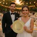 JEVERGN 10 Pack Gold Charger Plates, 13" Hammered Chargers for Dinner Plates, Gold Plate Chargers Set of 10, Round Plastic Charger for Wedding, Party Event, Dinner, Table Setting