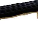 Christopher Knight Home Tassia Tufted Velvet Bench, Black