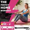 2 x Chillchard Battle Ropes for Home Gym, Weighted Ropeless Battle Ropes | Cordless Battle Ropes with Adjustable Resistance Springs, Portable Home Workout Equipment for HIIT Cardio & Strength Training