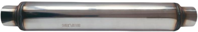 Exhaust Resonator Muffler, 3"ID X 18"/22" Long, Material SS201 PIPE + 409L Inner Silencing Tube (3"X18"/22")