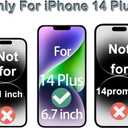 for iPhone 14 Plus Screen Replacement 6.7 inch (Model A2886, A2632, A2885, A2888, A2887), 3D Touch LCD Display Digitizer Assembly with Repair Tools