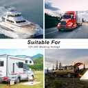 SPARKING 12Volt Replacement Cigarette Lighter Male Plug with On Off Switch - 2FT 12V Fused 15amp Cigarette Male Plug with 16AWG Lead, 12V DC Car Plug for Car Cooler,Cb Radio, Air Compressor