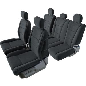 Neoprene Custom Fit Seat Covers for Toyota Tacoma (2016-2023) Double Cab - Waterproof UV Resistant Foam Padded Full Set Front Rear