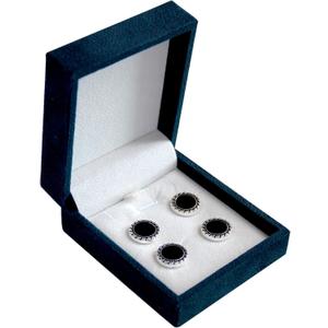 4 PCS Hijab Magnets for Women with Velvet Jewelry Box (Black)