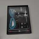 Airbrush Kit, Air Brush Painting Set, Double Action Trigger Airbrush Gun with 0.3mm/0.5mm/0.8mm Needles, 2cc/5cc/13cc Paint Cup, Airbrush Spray Tool Set for Painting Nails Cake Tattoo Makeup