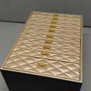 Extra Extra Large Jewelry Box Organizer with 10 Drawers - Premium Faux Leather Storage Case & Velvet Lining | Modern Scandinavian Design for Rings, Necklaces, Earrings (GOLD)