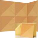 6 Pack Peel and Stick Acoustic Wall Panels, 72"×48 Coverage