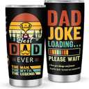 Father's Day Gifts for Dad from Daughter/Son, Best Dad Ever Tumbler, Dads Birthday Gifts, First Time Dad Gift