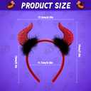 2 x MDDRUlQl Halloween Costumes for Women Adult 2025 - Devil Horns Headband - Plus Size Halloween Accessories Shirts Sweatshirts Pajamas - HALLOWEEN Party Decorations Favors Supplies Makeup Dress