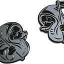 Pair Custom Angry Reaper Rubber Duck Decal Sticker 3D Badges Emblem Fit for Car Truck Motorcycles Side Rear Styling New (Black)