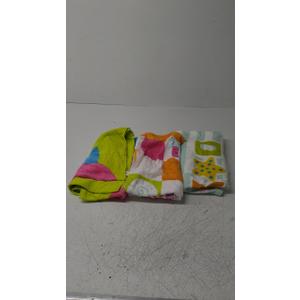 Beach Towel with Hanging Loop 3 pieces, Multicolor