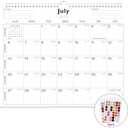 Lbylyhxc 2026 Calendar - Includes July 2025 to December 2026-18 Monthly Wall Calendar 2026, 14.7 x 11.5 Inches.Thick Paper with Julian Dates and Block for New Year and Christmas Presents (wall calendar 2025-2026 simplicity) Pack of 3