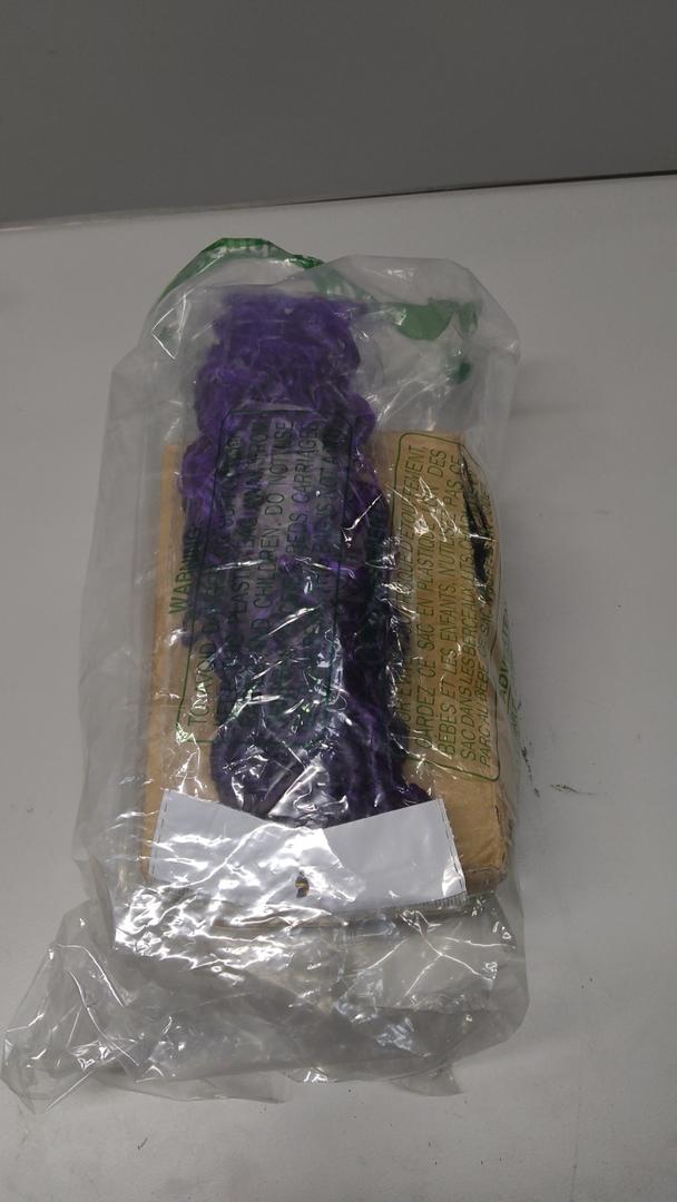 Purple River Locs Crochet Hair  8 Packs 10Inch Short Goddess Locs Crochet Hair for Black Women Curly Faux Hair Pre Looped Crochet Braids Hair Boho Hippie Hair Extensions(#T1B/Purple 10inch)