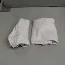 2-Pack Jersey Knit Pillow Cases Standard/Queen - Ultra Soft T-Shirt Like White Pillowcases Microfiber Blend - Envelope Closure Queen or Standard Size Set of 2, White