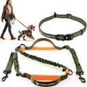 Exquisite Hands-Free Leash for Medium Dogs: Ultimate Comfort & Freedom for Running, Walking, Hiking. Premium Quality, Durable & Versatile Waist Dog Leash Belt. Your Dog Will Love It