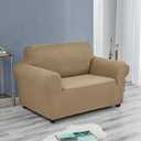 Joccun Stretch Chair Couch Cover,1-Piece Sofa Slipcover Spandex Jacquard Fabric Sofa Covers with Elastic Bottom,Washable Furniture Protector for Dogs,Cats,Kids(Armchair,Wide 35" - 55",Tan)