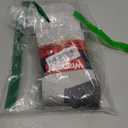 Wrangler Mens Cotton Full Cushion Crew Work Boot Socks 2 Pair Pack (Large, Grey)