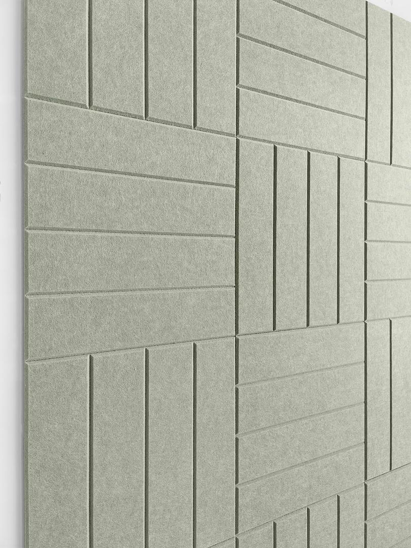 Felt Bulletin Board Tiles | Modern Cork Board Alternative | Large Cork Boards for Walls | Aesthetic Felt Wall Panels for Office & Home Decor | Pinboard & Photo Board (12-Pack) | Sage