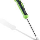 Professional Weed Control Tool -13 Inch V-Shaped Anti-Skid Shovel, Stainless Steel Gardening Manual Tool, Used for Weeding in Courtyards and Gardens, with Gloves Attached