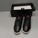 Coostar Mens Casual Shoes Comfortable Dress Sneakers Classic Lace-up Shoe Lightweight Black Size 9