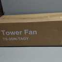 35in Tower Fan for Bedroom Standing Cooling Fan with 5 Speeds 4 Modes 12H Timer