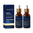 OLAVITA Liquid Solution Anti Aging Serum  Vitamin C, Retinol, Vitamin E & Aloe Facial Formula, Helps Improve the Look of Fine Lines, Pores & Uneven Texture (2 Pack)