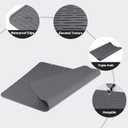 Stove Top Cover for Electric Stove - 3-Foldable Glass Top Stove Cover Protector, Ceramic Flat Top Stove Cover, Induction Cooktop Protector, Oven Cover, Dish Drying Mat 28" x 20"