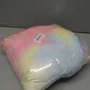 Storage Bean Bag Chairs Cover NO Filler Bean Bag Cover Living Room Furniture 31x20 Inch Soft Washable Plush Fiber Adult Bean Bag Bed Fuzzy Love Sack Beanbag Cover NO Filling Rainbow