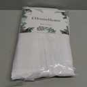 EHouseHome Heavy Duty Fabric Tablecloth with White Lace-Waterproof/Wrinkle Free/Stain Resistant/Oil Proof-for Dining,Indoor&Outdoor,Wedding,Holiday,White,Square 70x70Inch