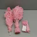 Senjie 3FT Mini Christmas Tree, 160 PVC Branch Tips, Cherry Blossom Pink, Battery Operated
