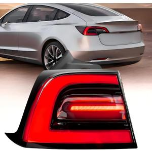 3Pin Left Tail Light Assembly For 2017-2023 Tesla Model 3 Taillight LED