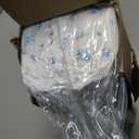 Andency Blue Floral Ruffle Comforter Full, Flower Printed Bedding Set