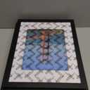 PEALSN 11x14 Picture Frame Set of 6, Display Pictures 8x10 with Mat or 11x14 without Mat for Wall Mounting or Table Top Display, Photo Frames Collage for Wall Decor, Black Woodgrain.