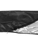 Patio Parasol Cover with Zipper Design Durable Umbrella Protector for Outdoor Use Lightweight and Easy to Install for Sun Protection and Bad Weather