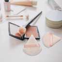 3 x 9Pcs Triangle Powder Puffs, Face Makeup Puff for Body Loose Powder Beauty Makeup Tool Nude (1 Count (Pack of 9))