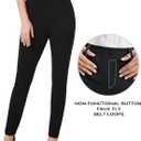 AFITNE Women's Yoga Dress Pants 2025 Fall Skinny Pull On Work Pants Stretchy Slim Fit Leg Office Casual Slacks (L)