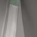 AOSKY Linen Roller Blinds Shades for Indoor Windows Pull Down Cordless Blackout Black Out Window Shade 41 Inch Blinds for Home White, 41"W x 72"H