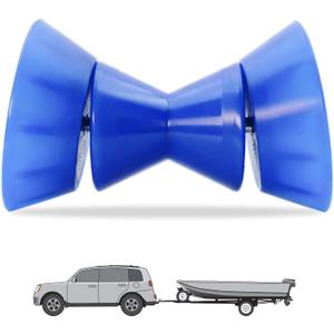 3inch Boat Trailer Roller Bow Stop with 1/2" Shaft Bow Stop for Boat Trailers Blue Bow Roller.