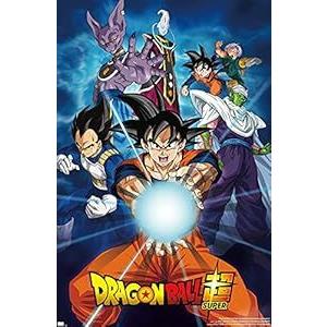 Trends International Dragon Ball Super Groups Wall Poster, 22.375" x 34", Unframed Version (Pack of 2)
