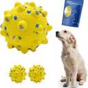 2 Pcs Tough ETPU Dog Balls for Aggressive Chewers - Bouncy, Interactive Floating Chew Toys for Fetch & Water Play with Small Medium Dogs
