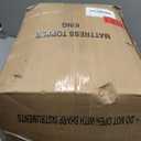 WhatsBedding 4 Inch Duck Feather Bed Mattress Topper King, 100% Cotton Extra Thick Mattress Pad, 2500gsm Overfilled Pillow Top, Hotel Collection