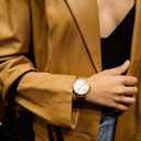 Nine West Women's Strap Watch (Brown/Gold)