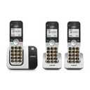 VTech Cordless Phone 3-Handset with Large Display and Big Buttons, DECT 6.0 with Caller ID/ Call Waiting, Full Duplex Speakerphone, ECO Mode, Last 10 Number Redial, Easy to Use, VG231-3