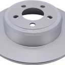 ACDelco Silver 18A1690AC (19327737) Coated Rear Disc Brake Rotor