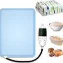 Bread Proofer Warming Mat with Heat Shield, Sourdough Dough Proofer for Fermenting - for Making Bread, Baked, Warm