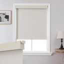 Joydeco No Drill Blackout Shades, Free-Stop Cordless Roller Shades, UV Protection, Thermal Insulated Blinds for Indoor Windows, Easy Install Window Blinds for Home and Office (Beige, 36" W X 75" H)