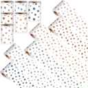 Tenceur 160ft Boho Dots Border for Bulletin Board, Polka Dot Classroom Decoration, 6 Rolls Colorful Painted Dots Scalloped Bulletin Board Border Trims for Chalkboard Whiteboard Poster Decor