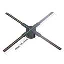 3D Hologram Fan,45CM HD LED Hologram Fan WIFI Projector with 700 Library Video,Animated Holographic Projector Display for Stores, Shops, Christmas Tree(17.9"(APP+WIFI+Bluetooth+Remote))