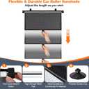 2 x XCBYT Car Window Shades for Baby, Retractable Car Window Shade for Baby, Side Window Sun Shade UV Glare and Heat Protaction (15.7"x18.5") (CL-SS-HB)